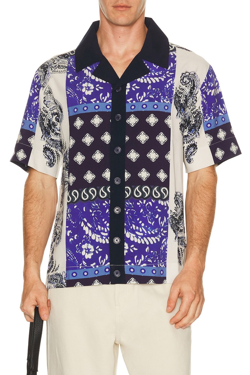 revolve Anderson Paisley Scarf Print Shirt - 1