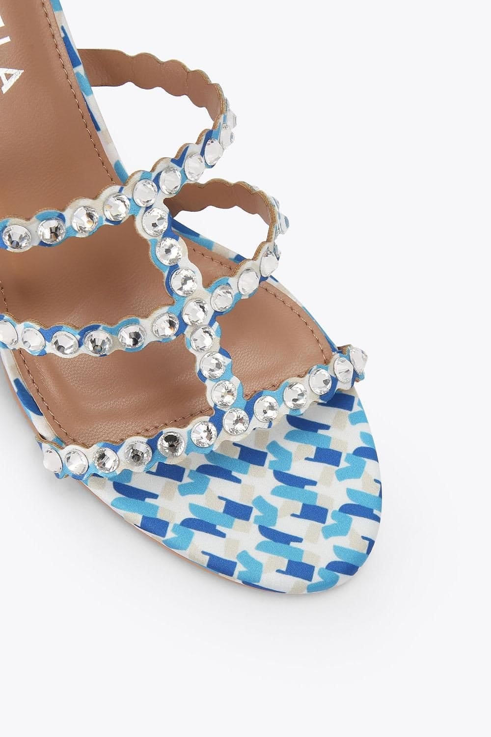 Carvela Carvela Women's 'Confetti Block' Fabric Sandals in Blue - 4