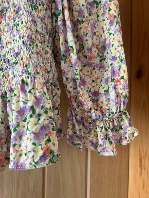 New Look New Look Size 10 Floral Print Top
