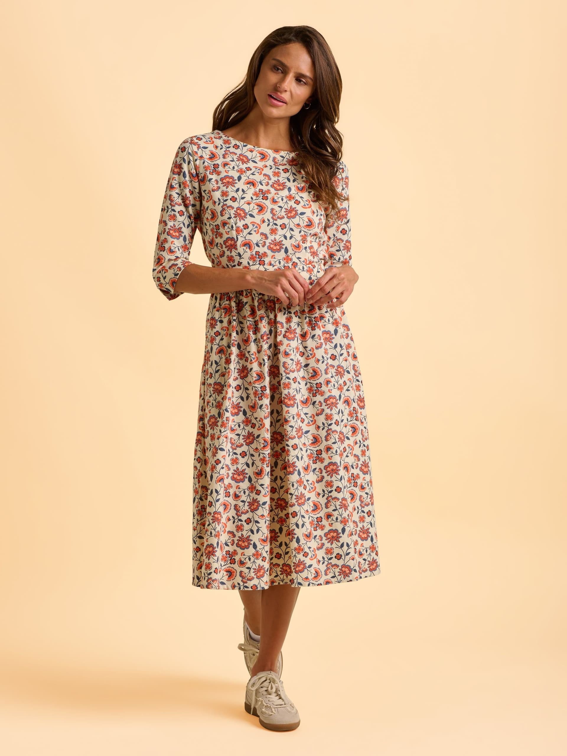 Brakeburn Brakeburn Women's Beech Dress in Cream