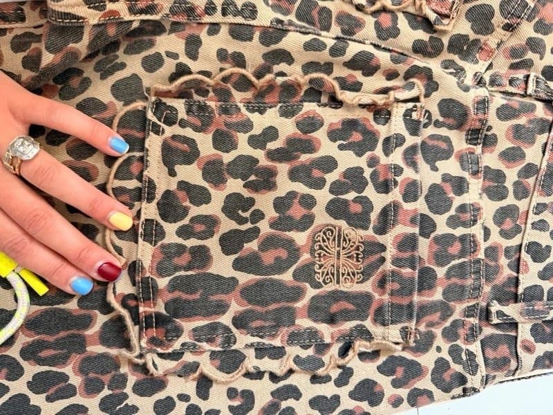 Never Fully Dressed Never fully dressed leopard jeans