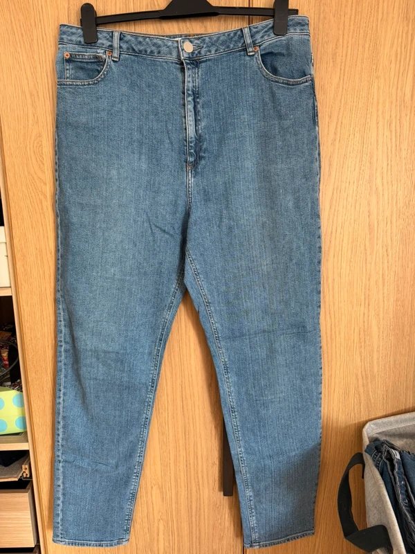 ASOS ASOS Tall Denim. High waisted mom jeans, uk size 16 (w36,l36) - 1
