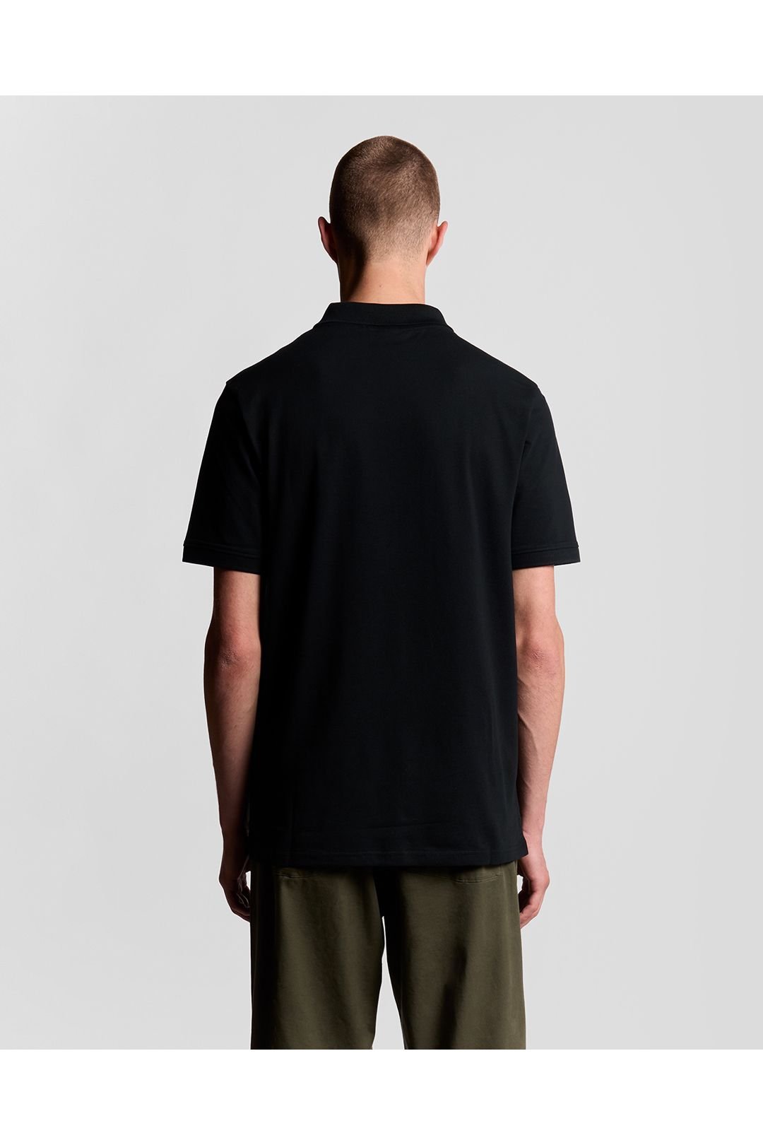 Lyle & Scott Lyle & Scott Men's Plain Polo Shirt Jet Black - 3