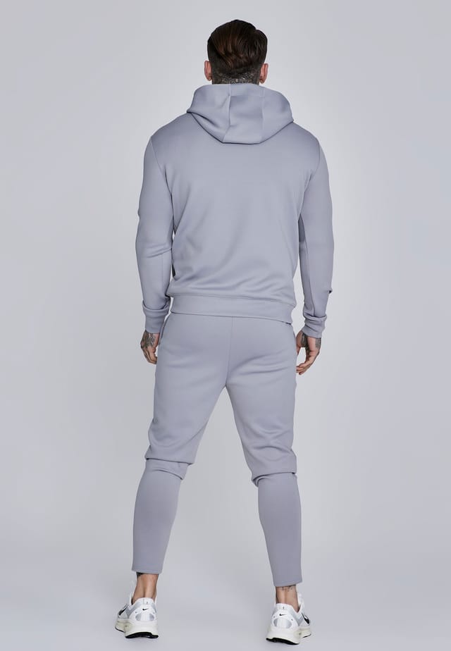 SikSilk SikSilk Men's Essentials Poly Hoodie in Grey - 3