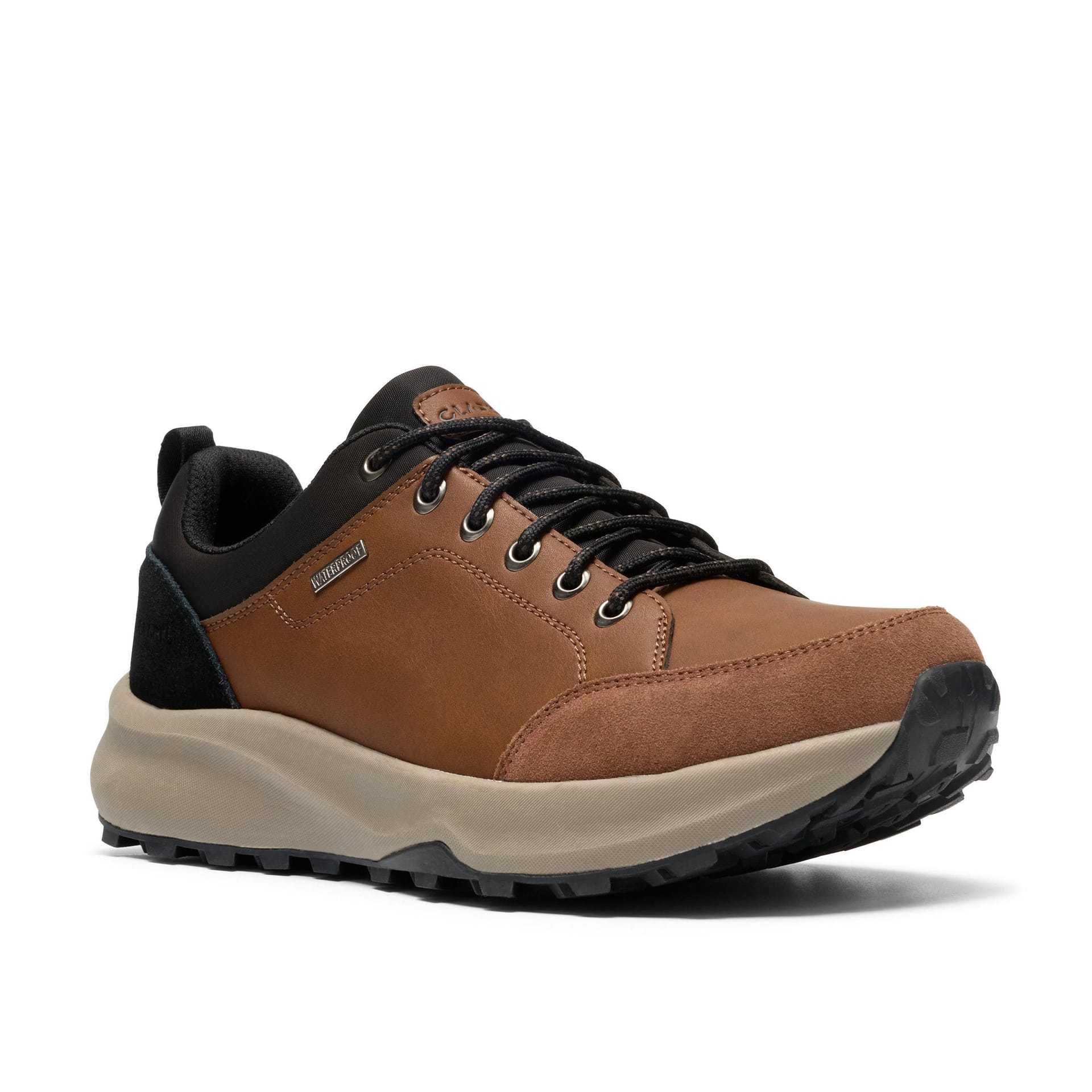 Clarks Clarks Men's Pelmo Lace WP Tan Lace Up, Walking in Brown - 4