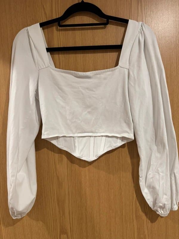 ASOS Design Corset crop top