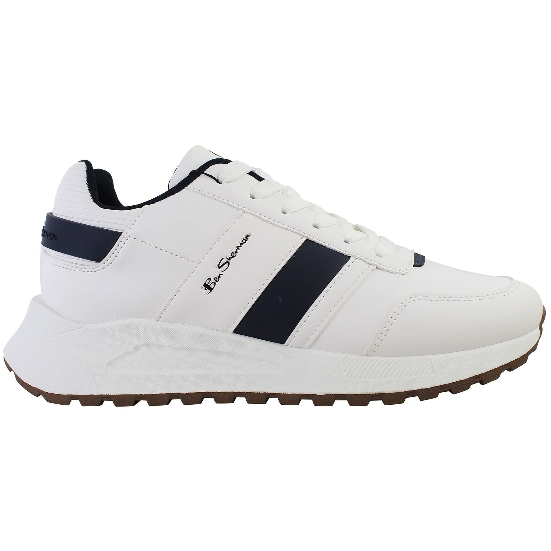 Ben Sherman Ben Sherman Men's Retro White Trainers