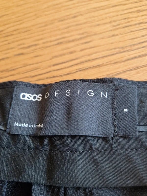 ASOS Design Black Smart Men's Trousers
