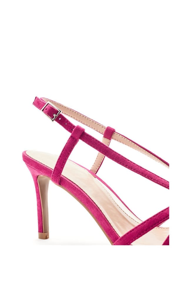 Moda In Pelle Moda In Pelle Women's 'Narra' Alcantara Heeled Sandals in Pink - 3