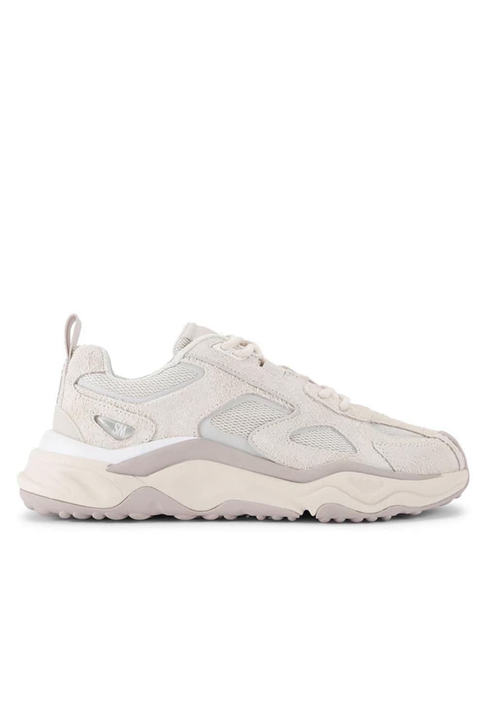 Steve Madden STEVE MADDEN Men's 'Serpent White' Leather Trainers in White