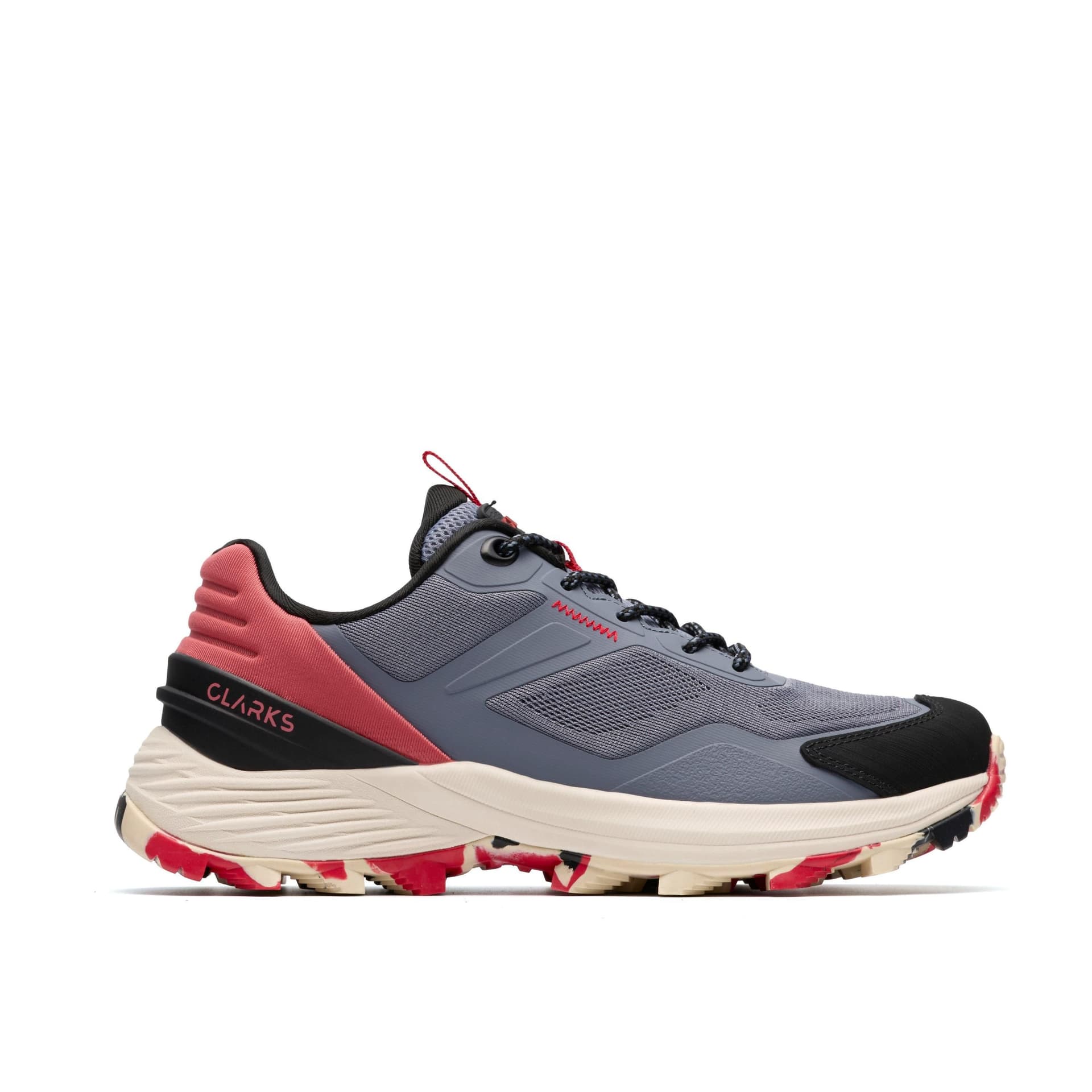 Clarks Clarks Women's Laila Trail Blue Combination Trainers, Walking