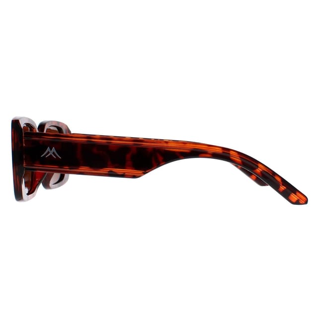 montana montana Women's Rectangle Shiny Turtle Brown Polarized MP76 - 3