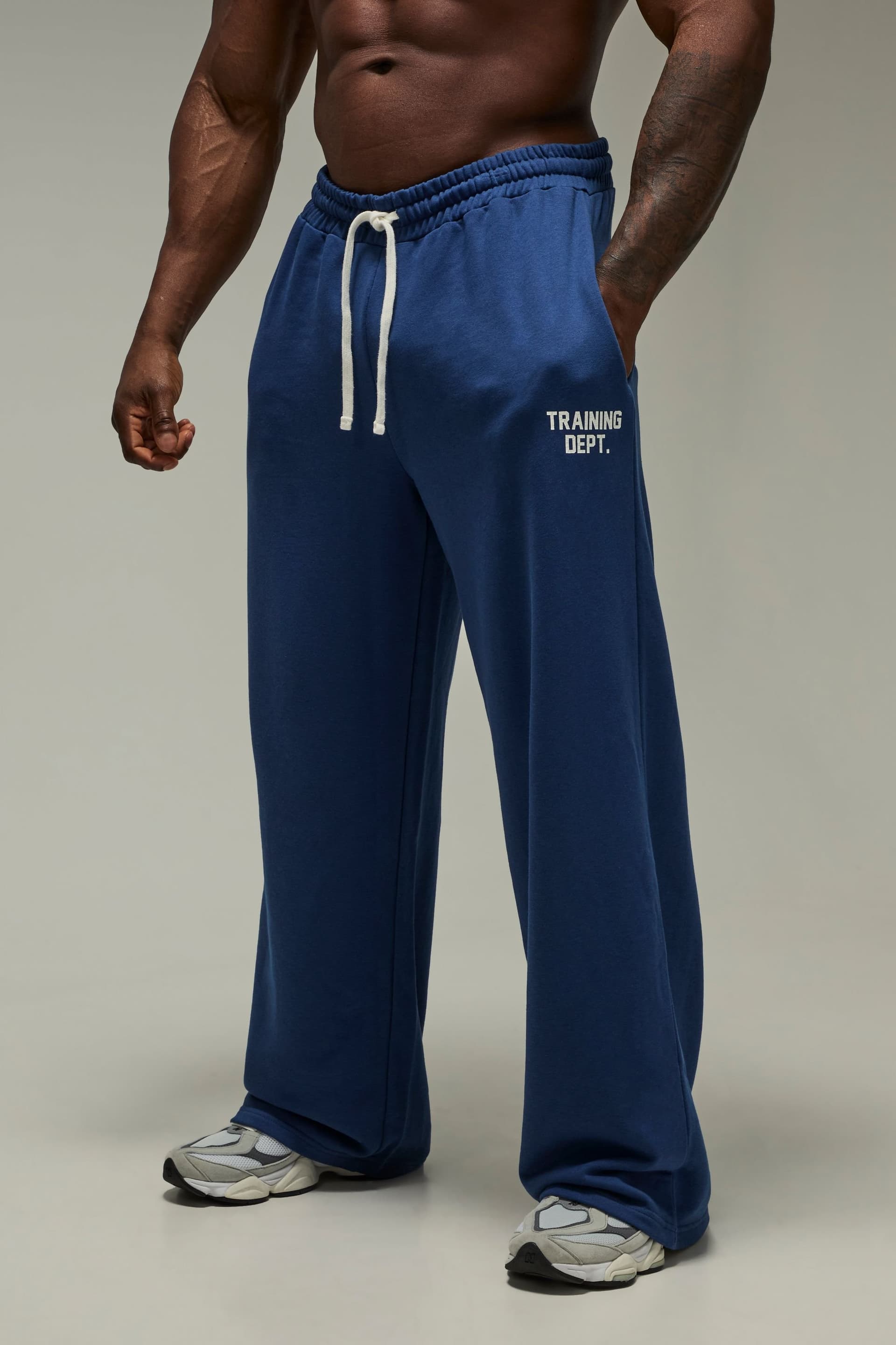 Training Dept. Training Dept. Men's Training Dept Wide Leg Joggers in Navy