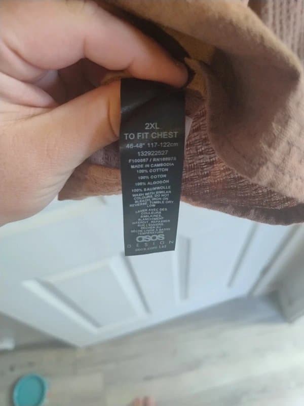 ASOS Design 2Xl ASOS shirt