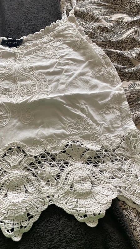 New Look New look crochet top size medium