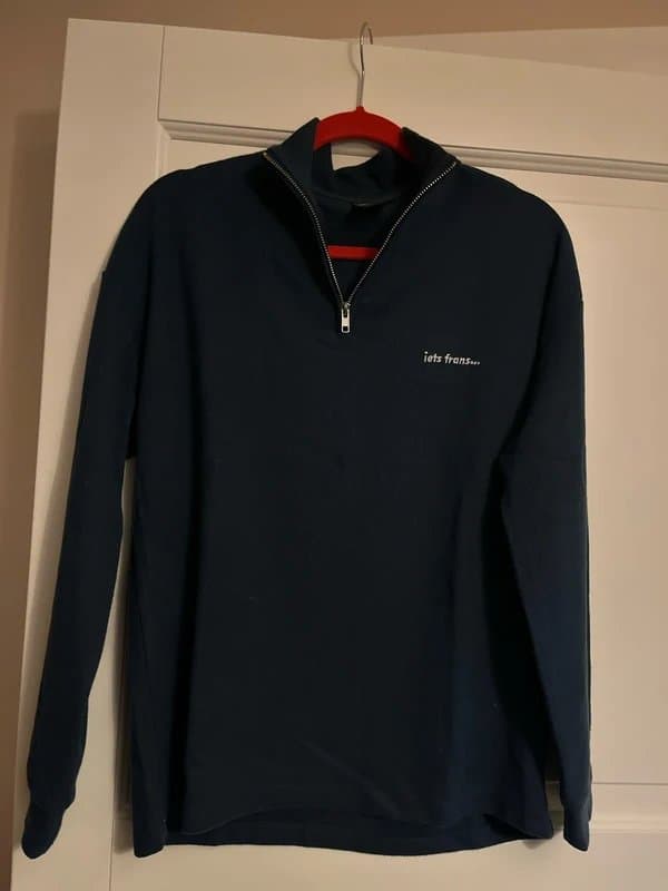 iets frans... Iets frans 3/4 navy top size S