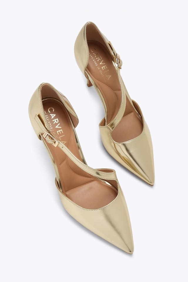 Carvela Carvela Women's 'Lorita Court' Heels in Gold - 2