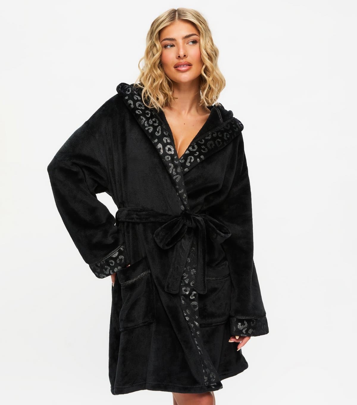 Ann Summers Ann Summers Black Fluffy Robe