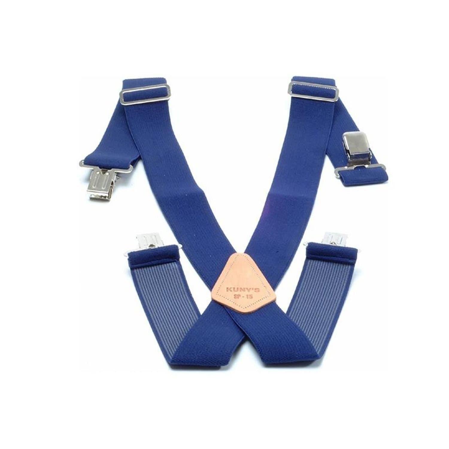 Kunys Kuny's Men's Adjustable Braces Navy