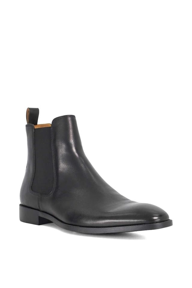 Dune London Dune London Men's 'Matchin' Leather Chelsea Boots in Black - 2