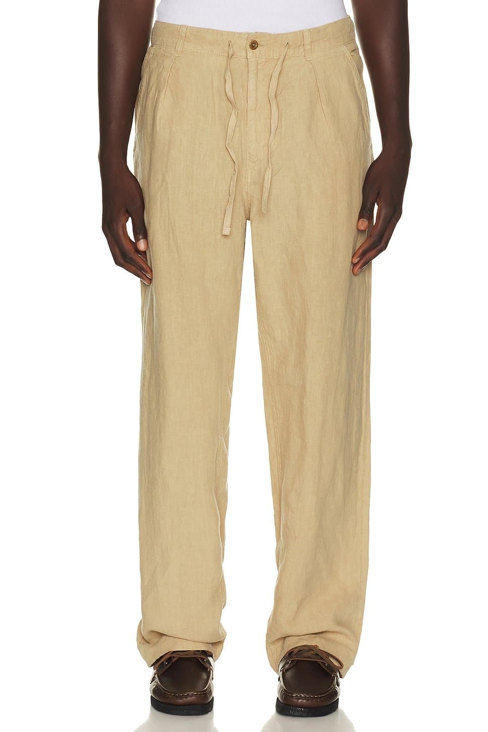 revolve Linen Pleated Lateaf Easy Pant