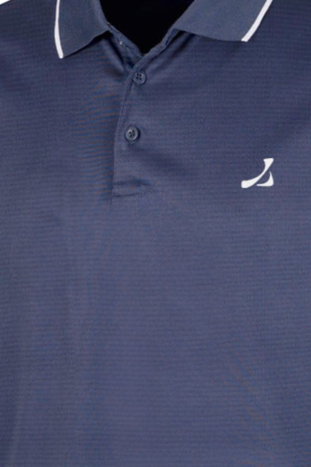 Under Par Under Par Men's UV Protection Stretch Waffle Knit Golf Polo Shirt in Navy - 4