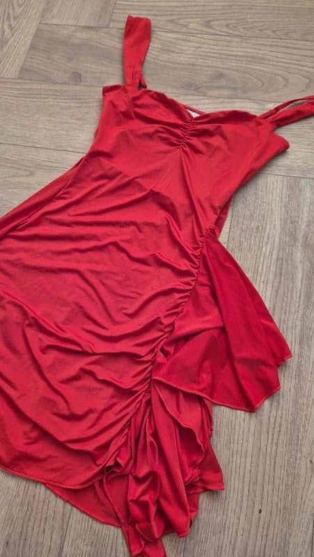 Oh Polly Mini red oh polly summer holiday dress beach ibiza y2k