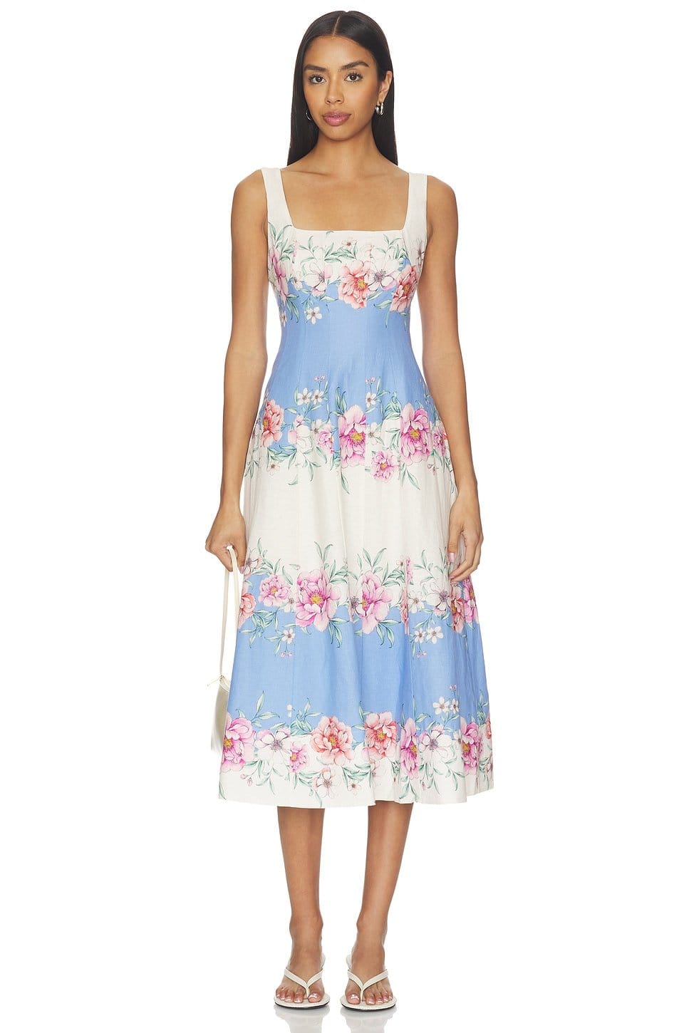 Revolve Lush Coast Floral Midi Dress