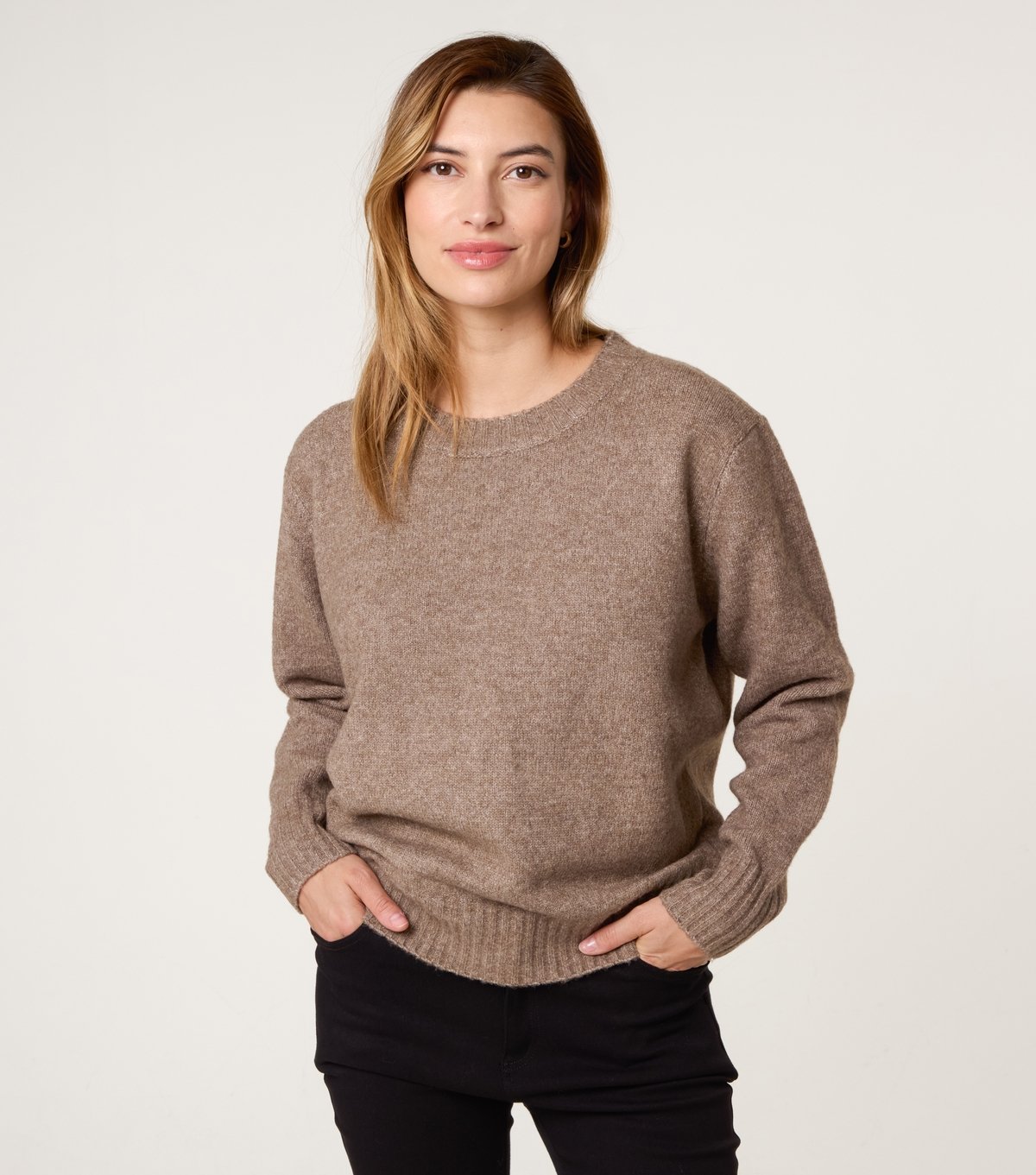 Blue Vanilla Women's Brown Knotted Back Jumper Blue Vanilla New Look - 3