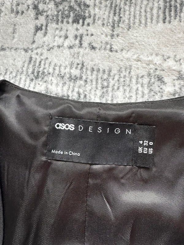 ASOS Black waist coat new with tags