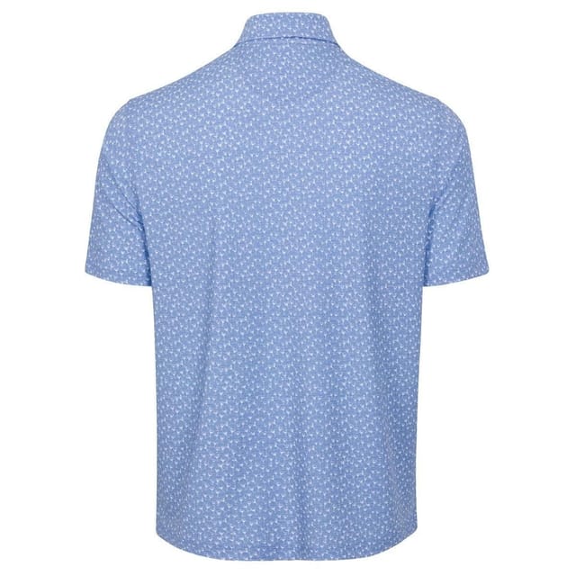 Greg Norman Greg Norman Men's Martini Brunch Golf Polo Shirt in Blue - 2