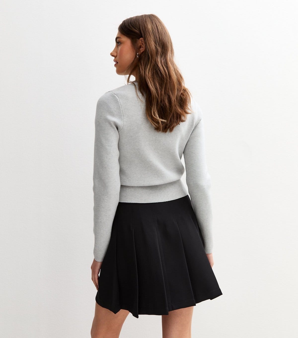 New Look Women's Black Pleated Mini Skirt New Look - 4