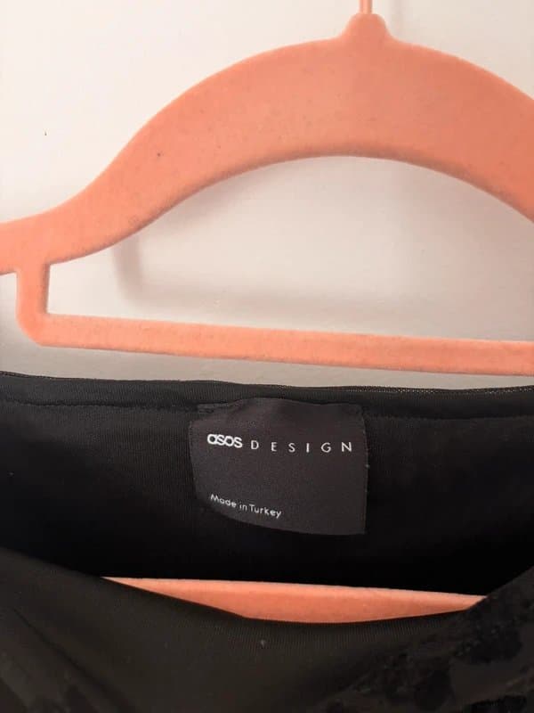 ASOS Design ASOS design flocked floral mini dress RRP £30