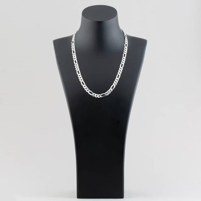 T.H.Baker T.H.Baker Women's Silver 20 Inch Figaro Chain SFFP-730-AG-20 - 2