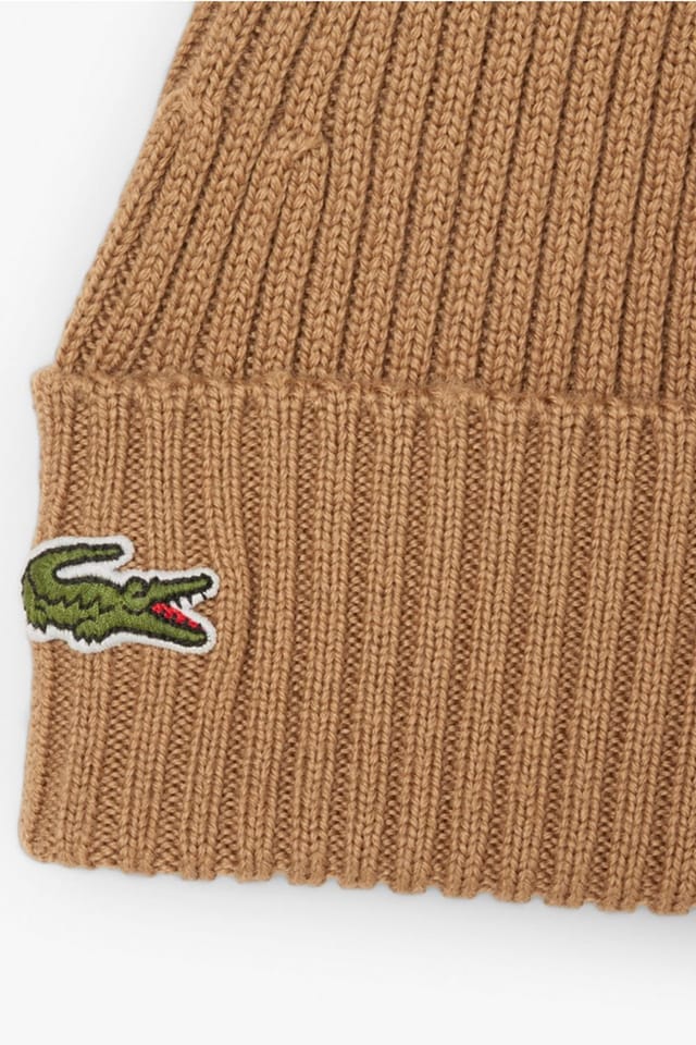 Lacoste Lacoste Men's Beanie Beige - 2