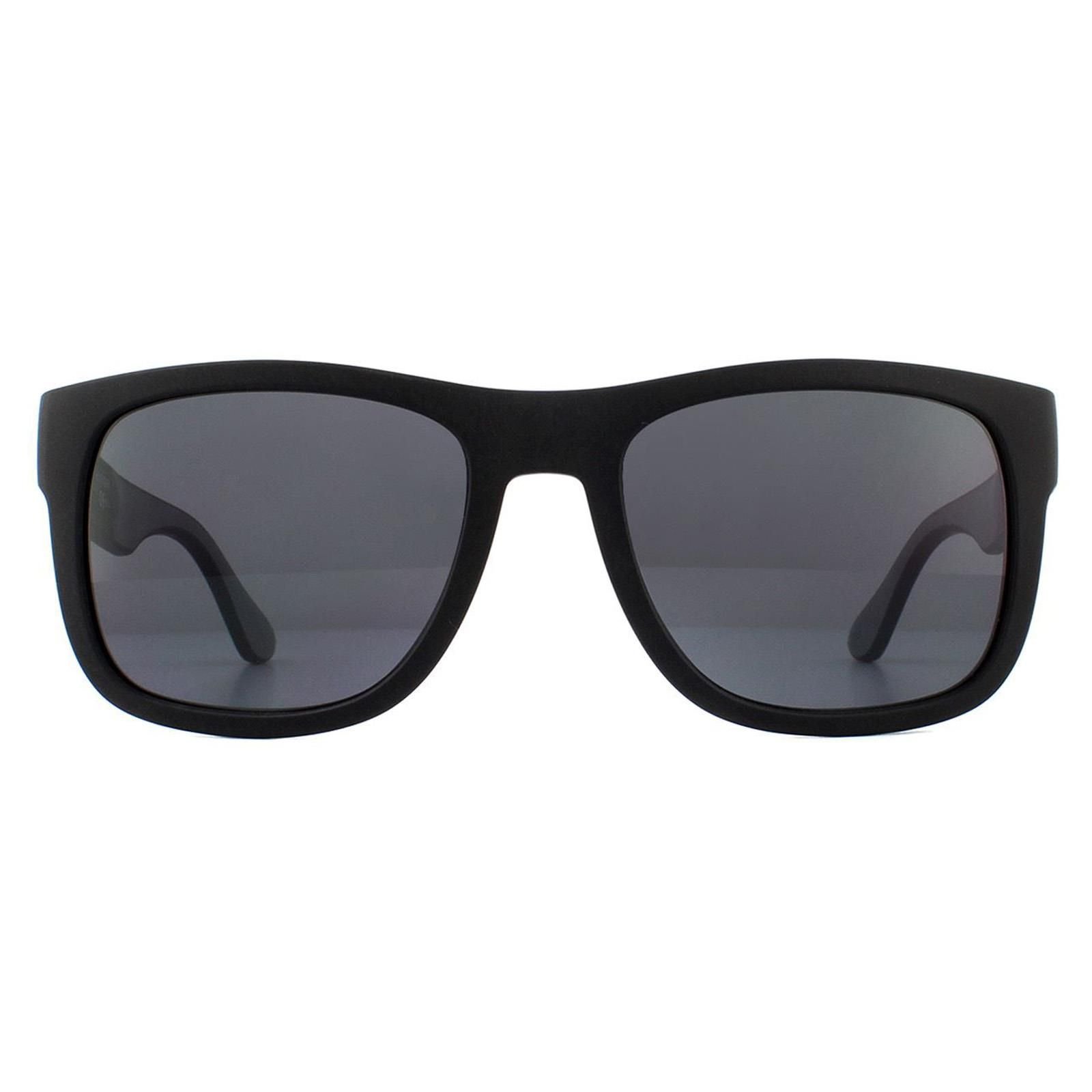 Tommy Hilfiger Tommy Hilfiger Men's Rectangle Black Grey Sunglasses - 1