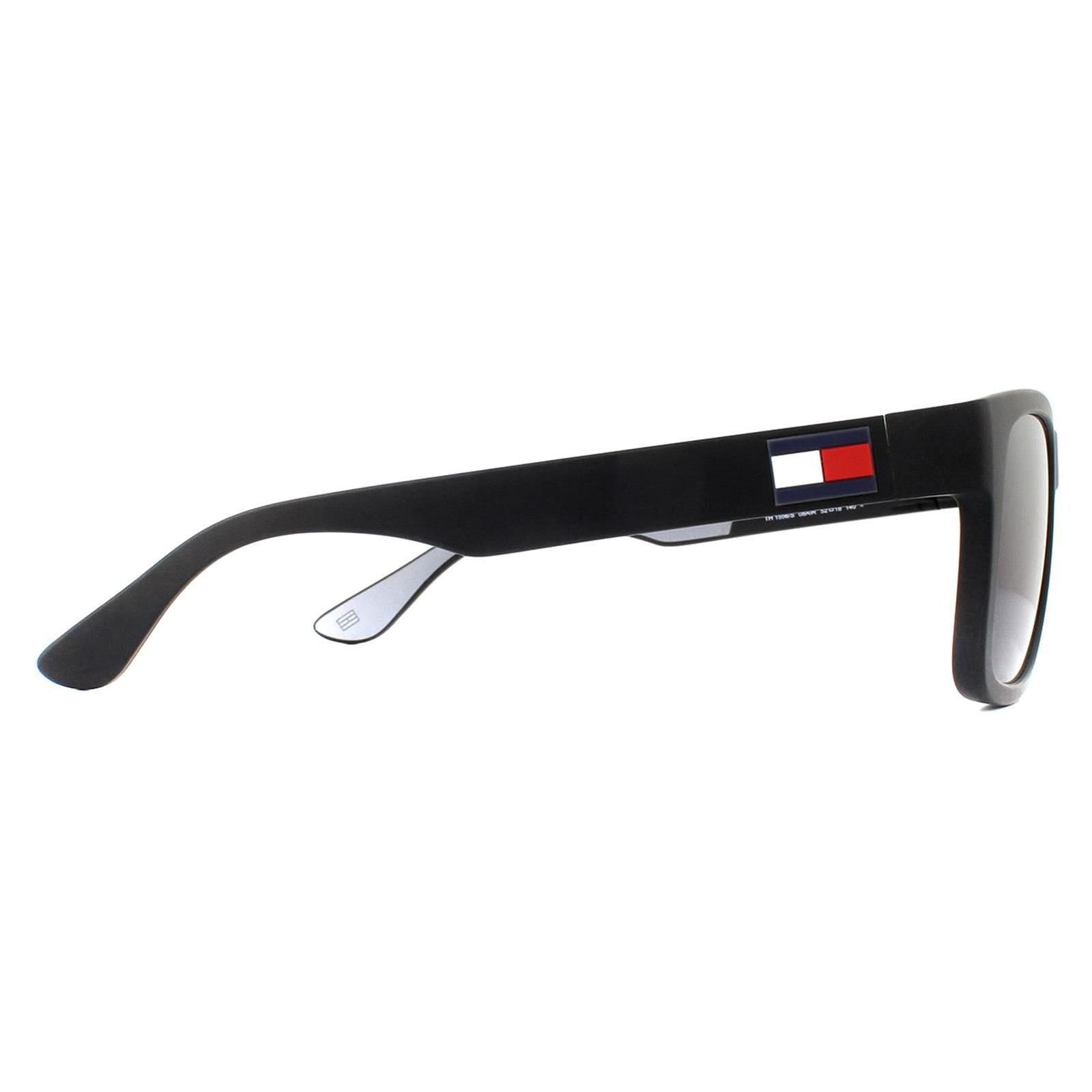 Tommy Hilfiger Tommy Hilfiger Men's Rectangle Black Grey Sunglasses - 4