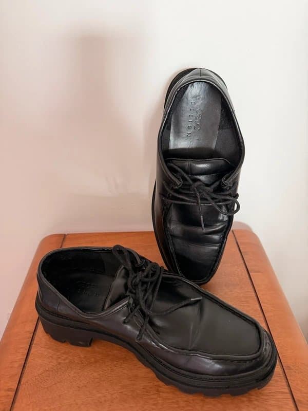 ASOS Design ASOS design Macy chunky lace up flat shoes UK7
