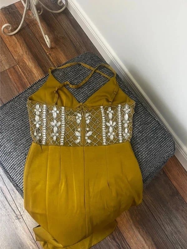 ASOS New ASOS Corset Embellished Strap Midi Dress. Size 10.