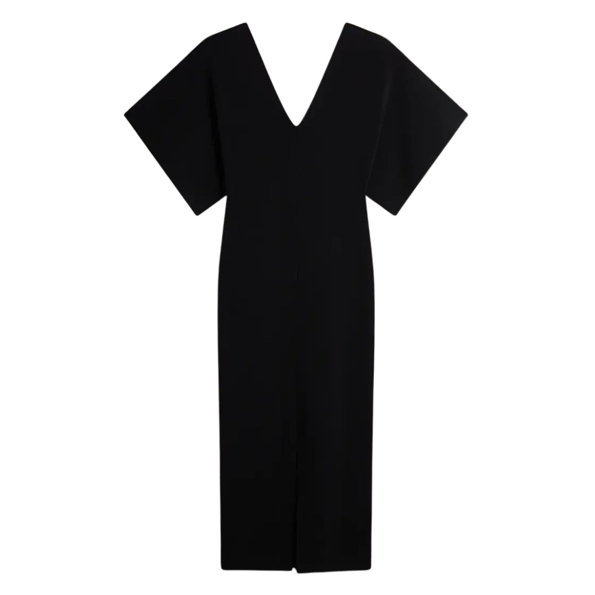 Ted Baker Ted Baker Women's Rebecca Short Sleeve V-neck Midi Dress in Black