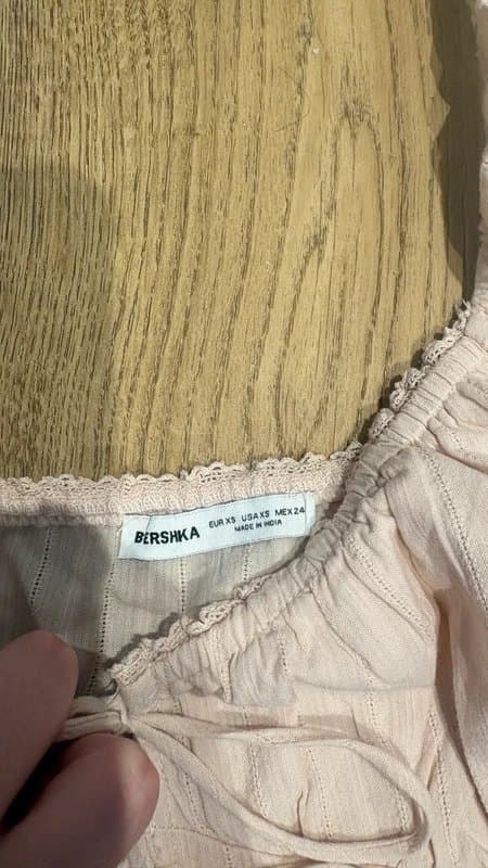 Bershka Blush pink bershka top