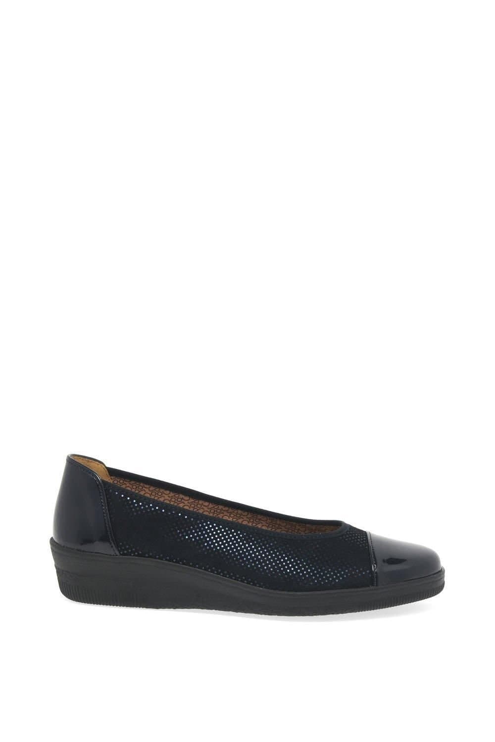 Gabor Gabor Women's 'Petunia' Dark Blue Low Heeled Pumps
