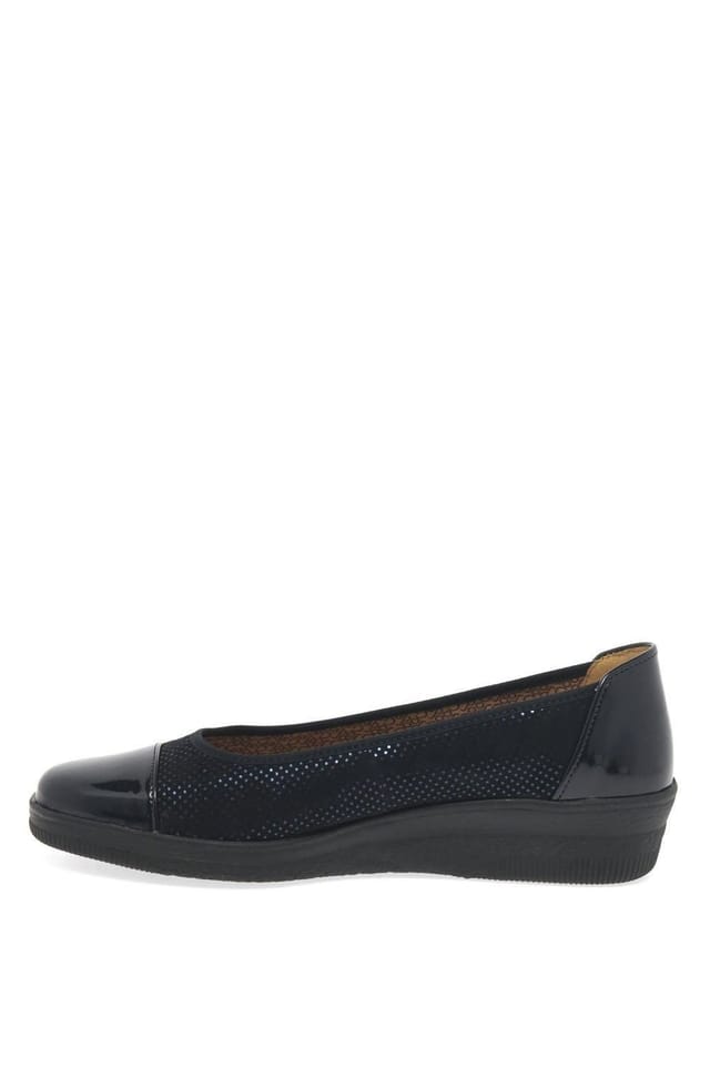 Gabor Gabor Women's 'Petunia' Low Heeled Pumps in Dark Blue - 2