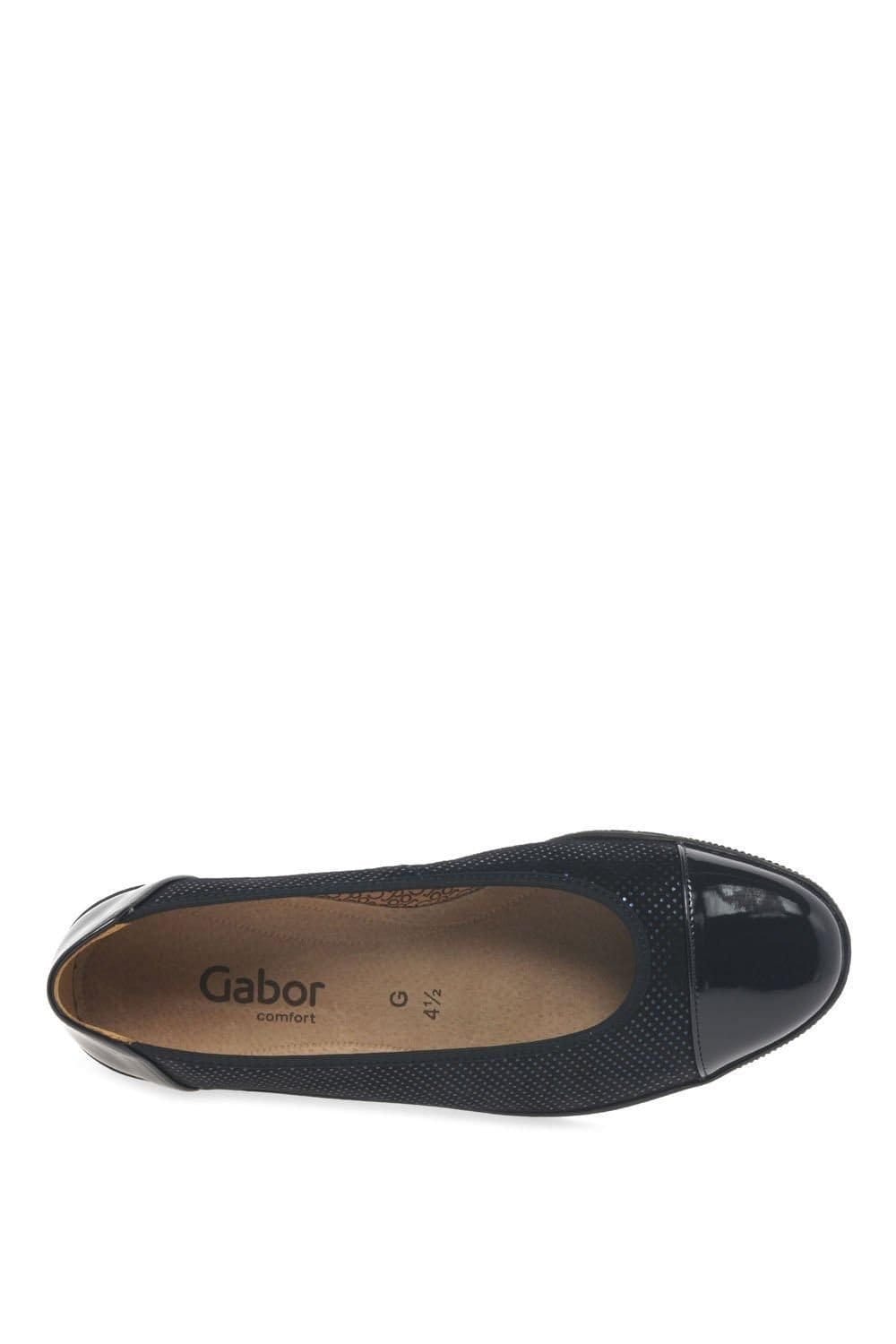Gabor Gabor Women's 'Petunia' Low Heeled Pumps in Dark Blue - 4