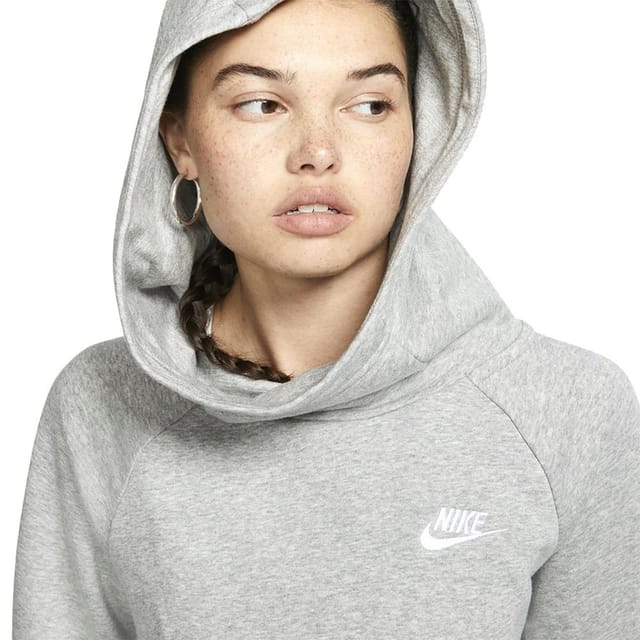 Nike Nike Women's Essentials Pullover Hoodie in Light Grey - 3