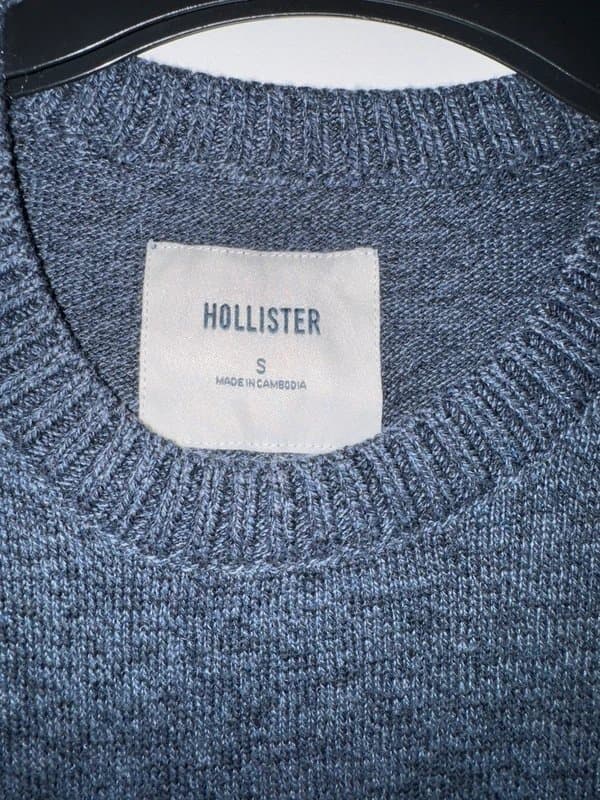 Hollister Hollister Logo Jersey Crew Sweater / Jumper - Size S