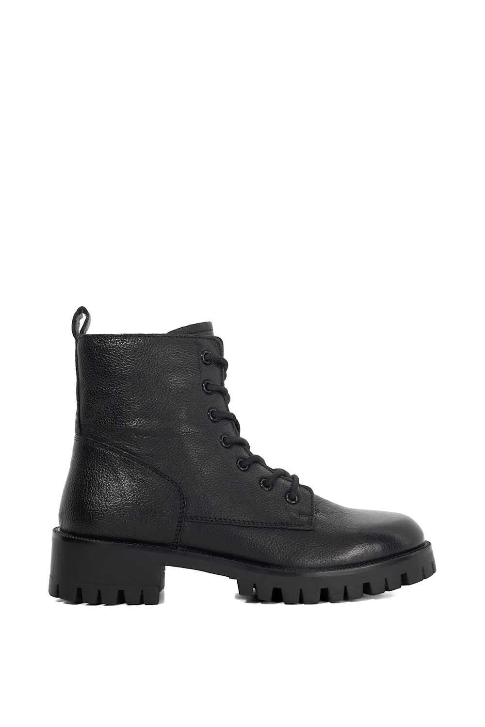 Dune London Dune London Black Leather Ankle Boots