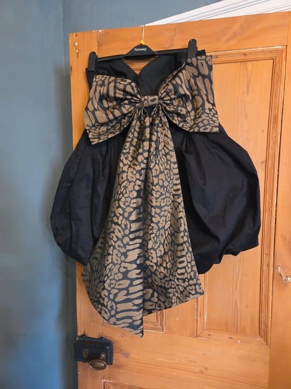 ASOS ASOS luxe black dress size 16.
