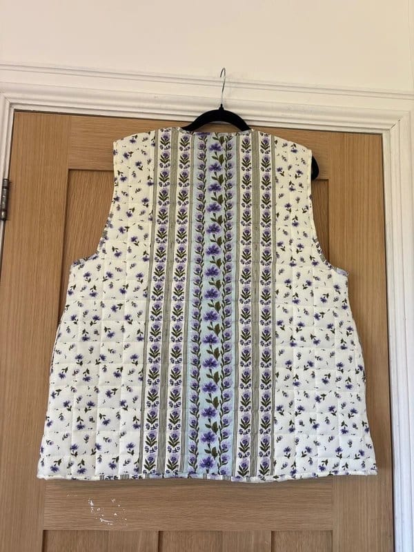 ASOS Design Floral Padded Gilet Jacket Multi