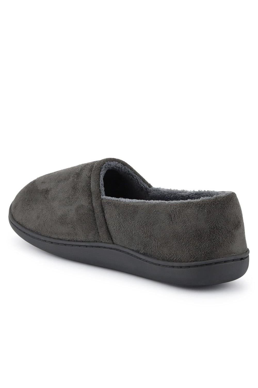 Pavers Pavers Men's Warm Full Slippers in Grey - 3